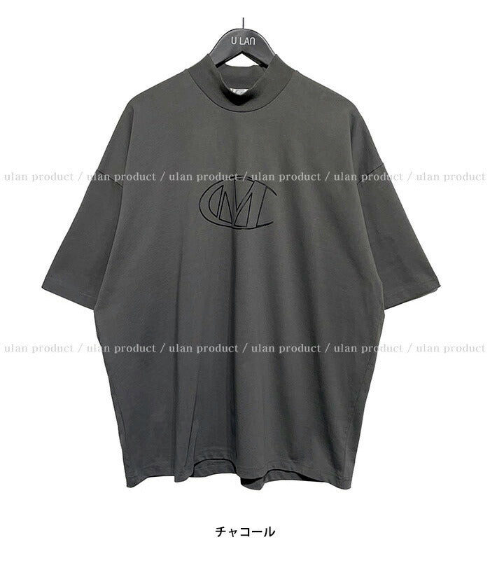 ULAN(ユーラン)(UNISEX) MCハーフネックオーバー半袖Tシャツ