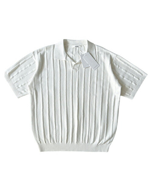 ASCLO(エジュクロ)ASCLO Rough Vertical Collar Knit