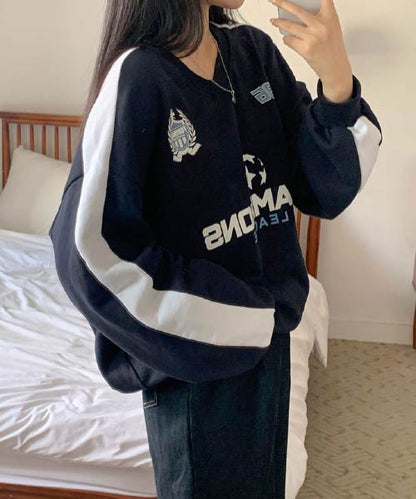 Beidelli(ベイデリ) リーグVネックオーバーフィットスウェット