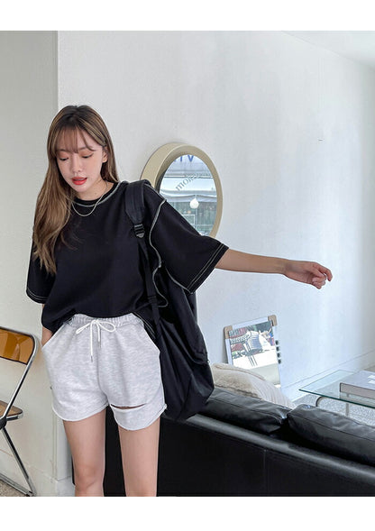 【メール便】半袖ステッチTシャツ