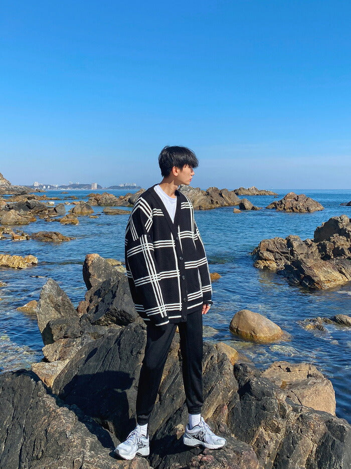ASCLO(エジュクロ)ビッグチェック - カーディガン/42729617621219