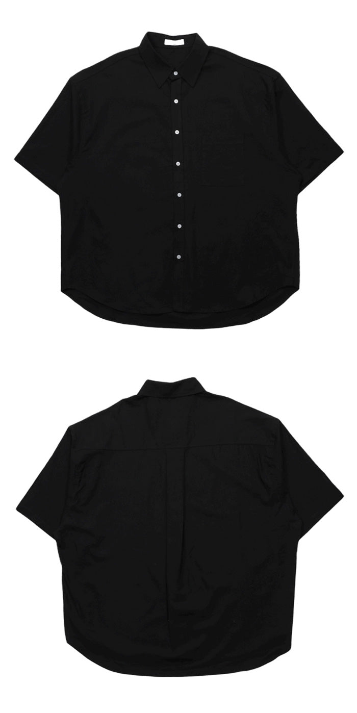 ASCLO(エジュクロ)ASCLO Overfit Linen Half Shirt (4color)