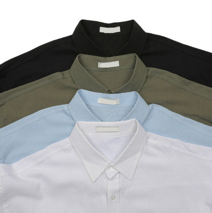 ASCLO(エジュクロ)ASCLO Overfit Linen Half Shirt (4color)