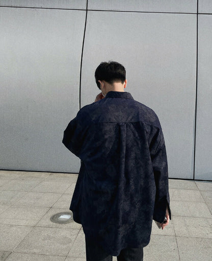 ASCLO(エジュクロ)Corduroy and Paisley Over Shirt