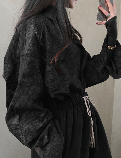 ASCLO(エジュクロ)Corduroy and Paisley Over Shirt