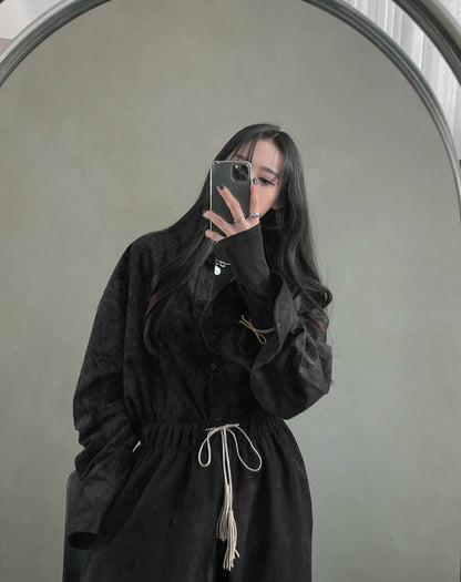 ASCLO(エジュクロ)Corduroy and Paisley Over Shirt