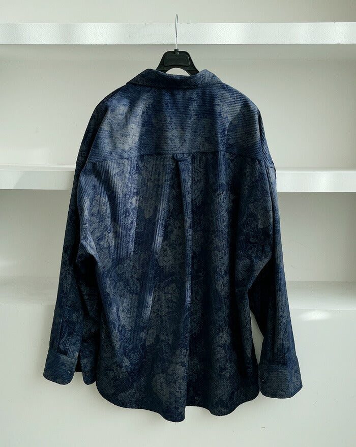 ASCLO(エジュクロ)Corduroy and Paisley Over Shirt