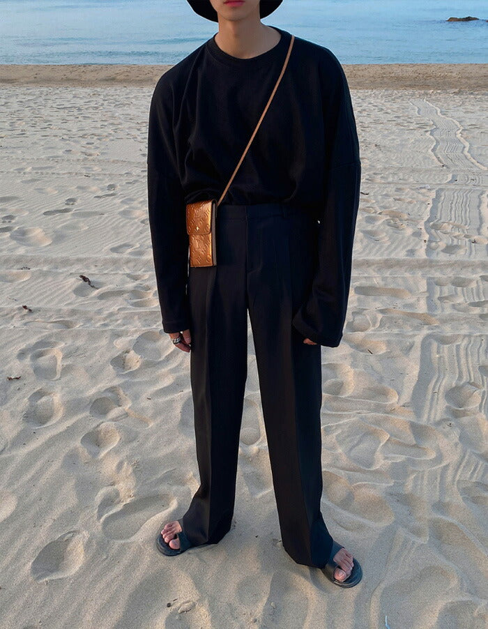 ASCLO(エジュクロ)ASCLO Banding Wide Slacks/42729621848291