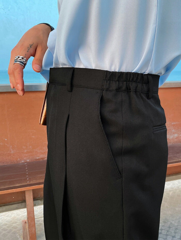ASCLO(エジュクロ)ASCLO Banding Wide Slacks/42729621848291