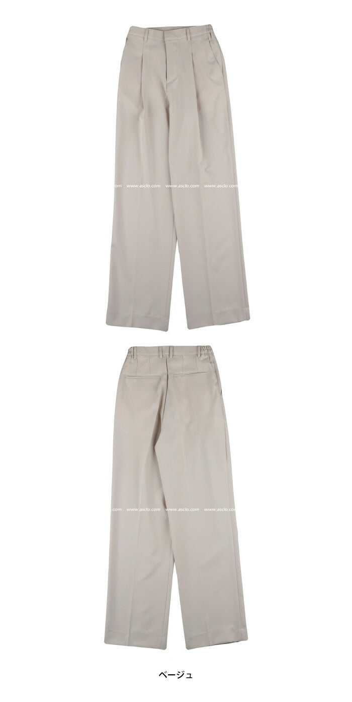 ASCLO(エジュクロ)ASCLO Banding Wide Slacks/42729621848291