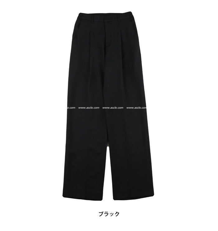 ASCLO(エジュクロ)ASCLO Banding Wide Slacks/42729621848291