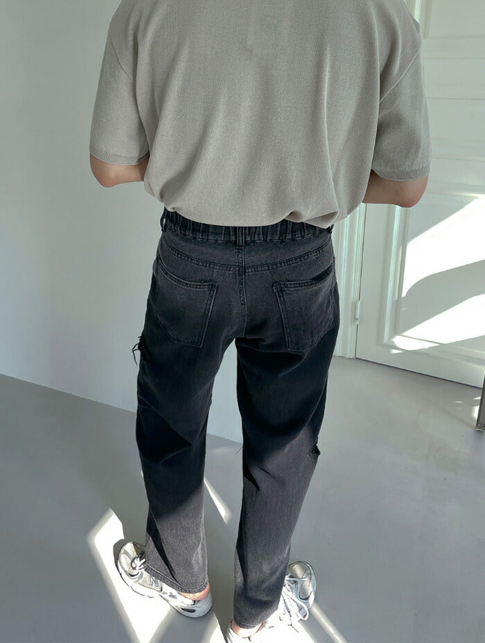 ASCLO(エジュクロ)ASCLO Summer Gradation Denim Pants (2color)