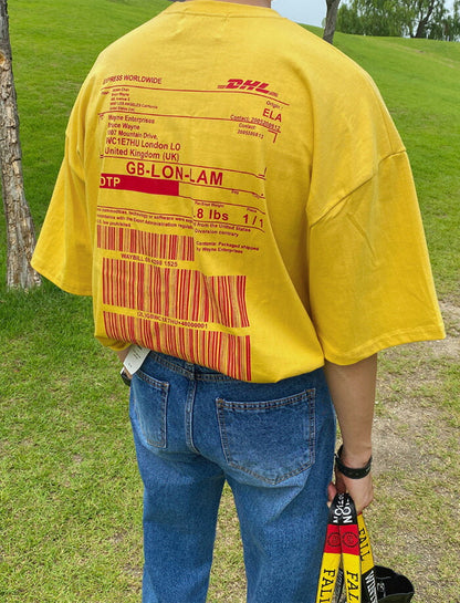 ASCLO(エジュクロ)Grag Loosefit DHL Short Sleeve T Shirt