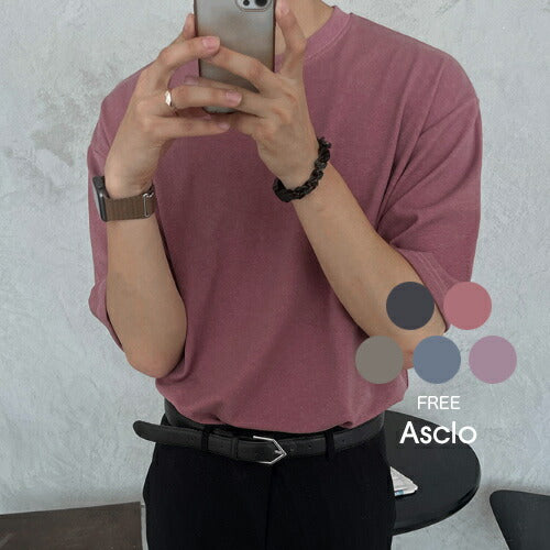 ASCLO(エジュクロ)ND Dusty Over Short Sleeve T Shirt (5color)