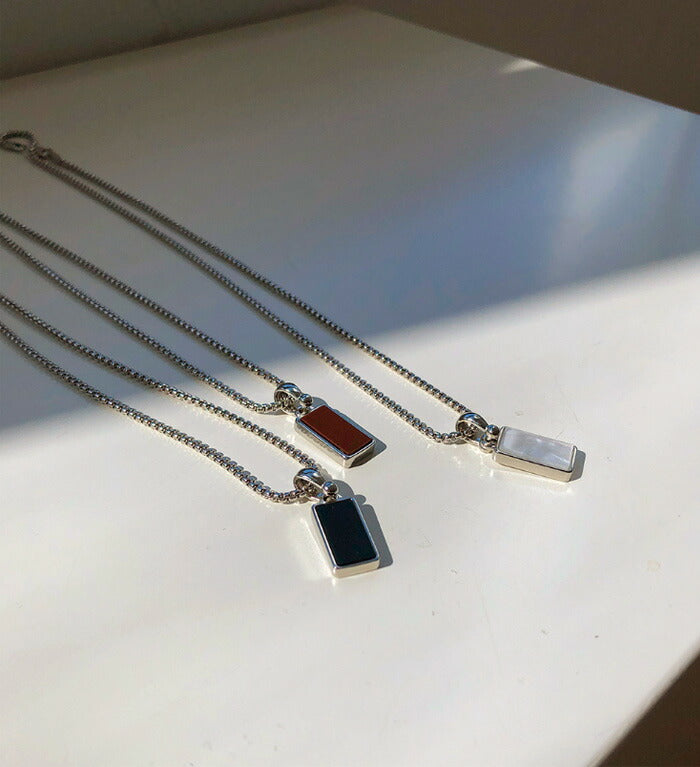 ASCLO(エジュクロ)ASCLO Square Flame Chain Necklace