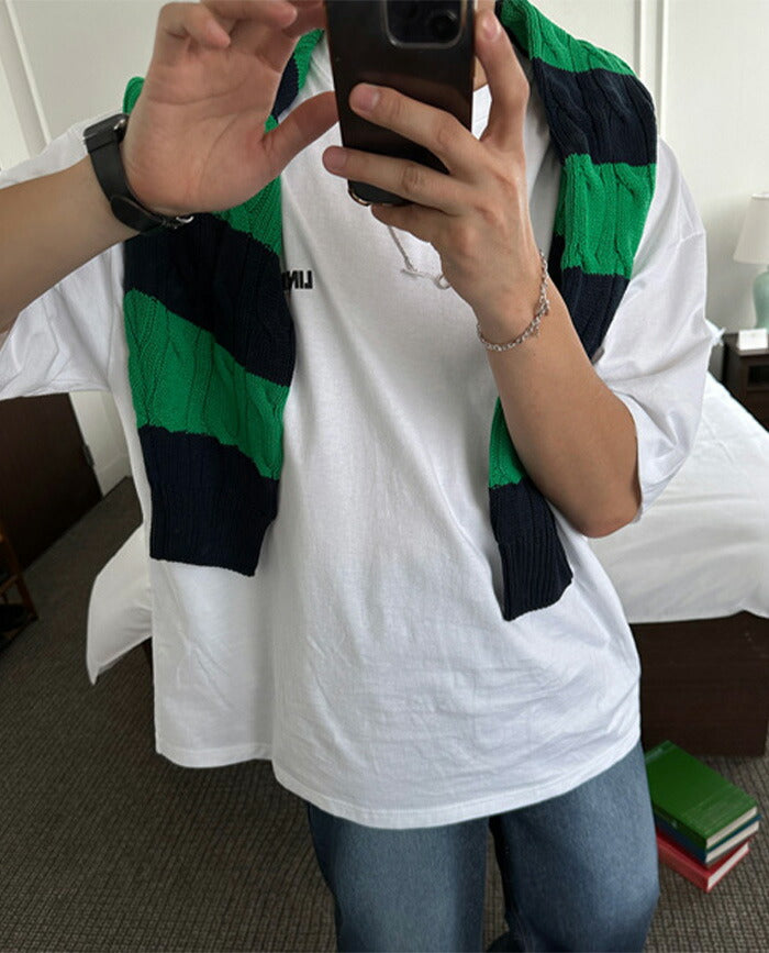 ASCLO(エジュクロ)ASCLO Cable Border Knit
