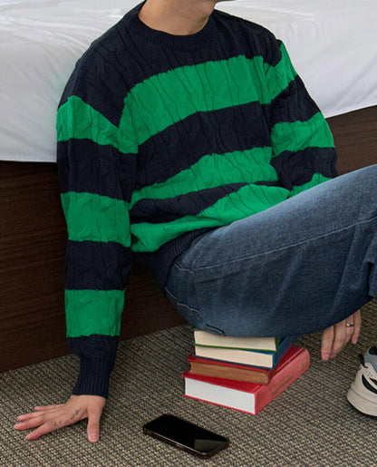 ASCLO(エジュクロ)ASCLO Cable Border Knit