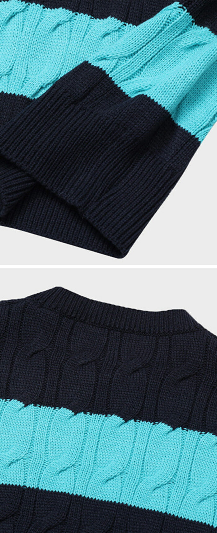 ASCLO(エジュクロ)ASCLO Cable Border Knit