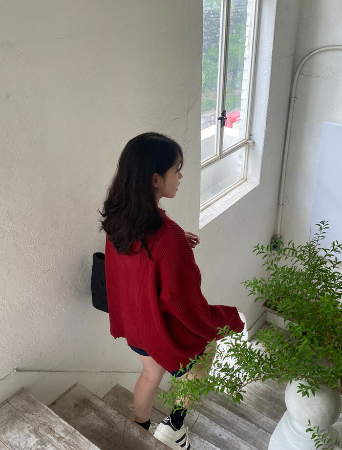 ASCLO(エジュクロ)3 TAP Destroyed Knit T Shirt