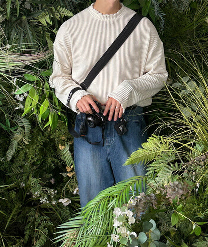 ASCLO(エジュクロ)3 TAP Destroyed Knit T Shirt