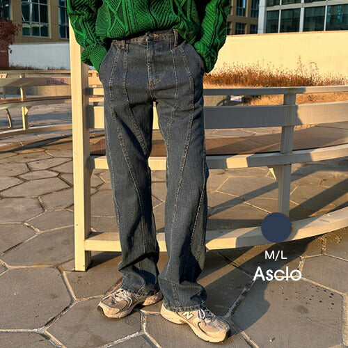 ASCLO(エジュクロ)ASCLO Nii Wave Denim Pants