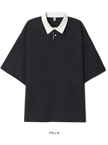 ASCLO(エジュクロ)ASCLO Mix PK Collar T Shirt