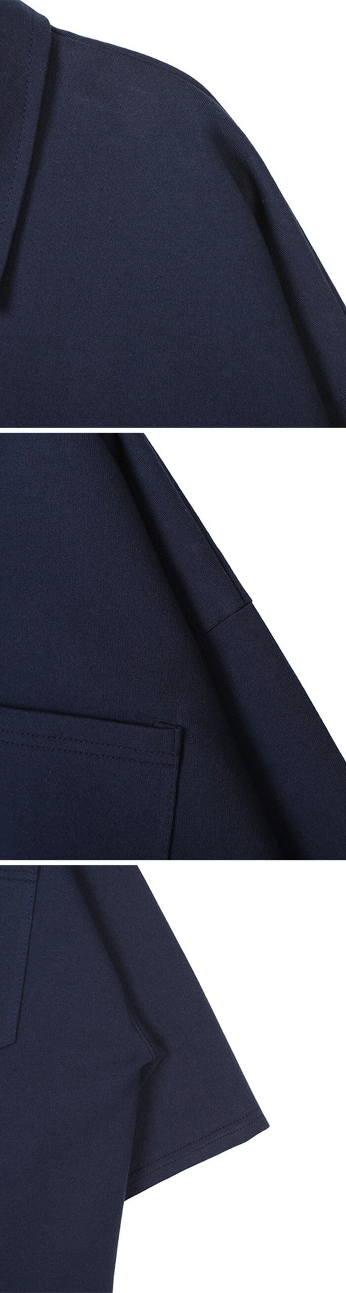 ASCLO(エジュクロ)ASCLO O Ring Zip Collar T Shirt