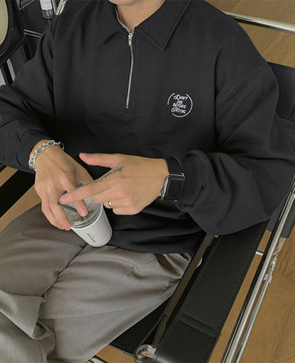 ASCLO(エジュクロ)Pleddy Before Half Zip Up Sweat Shirt