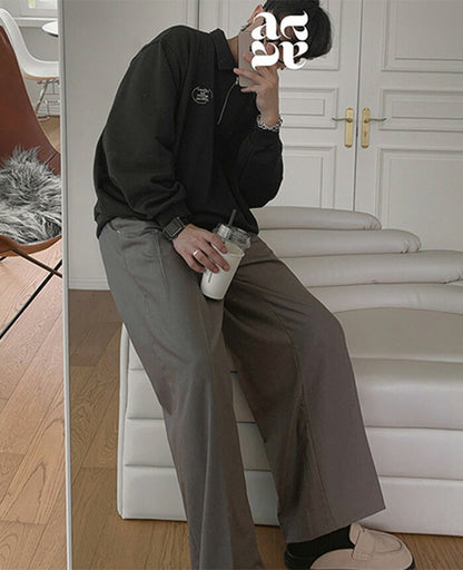 ASCLO(エジュクロ)Pleddy Before Half Zip Up Sweat Shirt