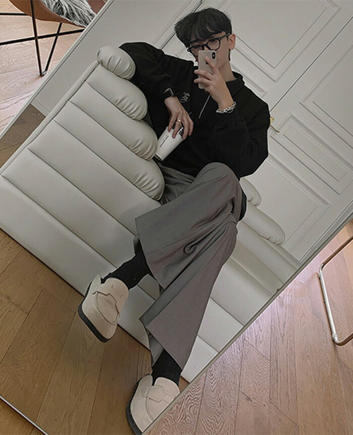 ASCLO(エジュクロ)Pleddy Before Half Zip Up Sweat Shirt