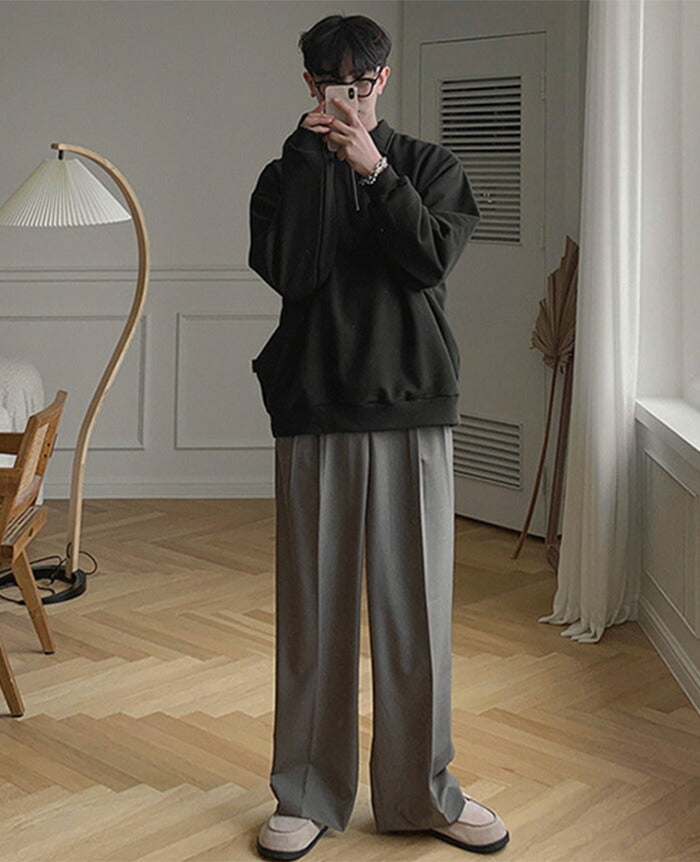 ASCLO(エジュクロ)Pleddy Before Half Zip Up Sweat Shirt