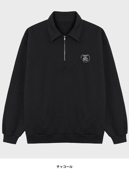 ASCLO(エジュクロ)Pleddy Before Half Zip Up Sweat Shirt