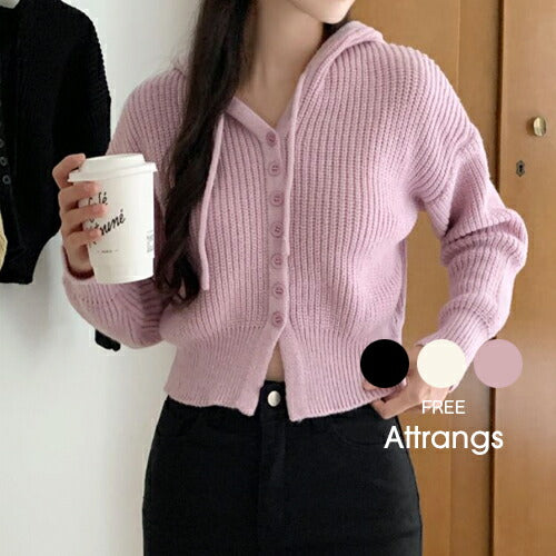 ATTRANGS(アットランス)フードリブニット