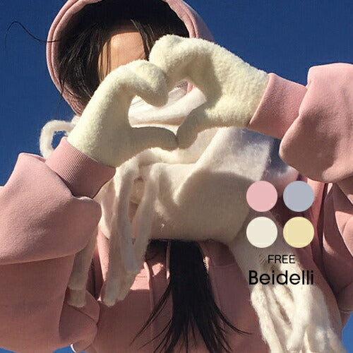 Beidelli(ベイデリ)ハンドメイド風ミトン手袋