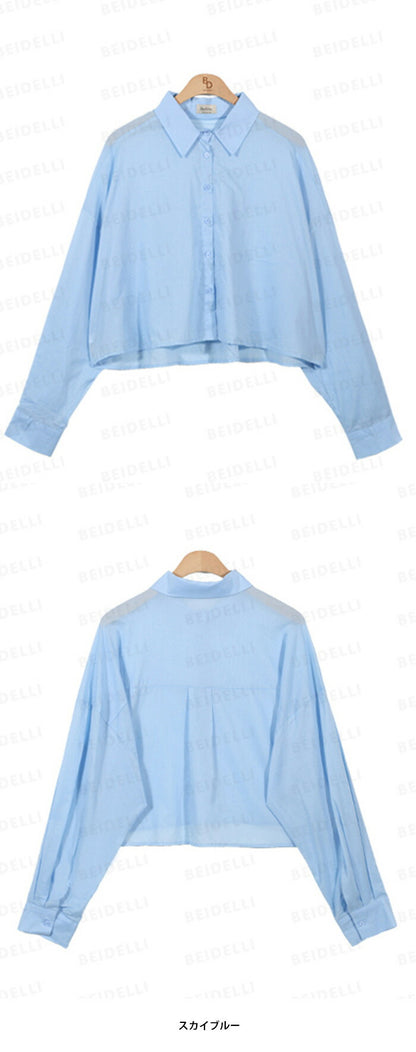 Beidelli(ベイデリ)サンデールーズフィットクロップガーゼシャツ