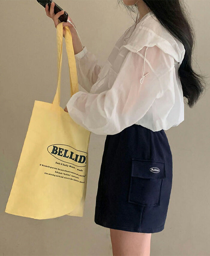 Beidelli(ベイデリ)BELLIDEレタリングエコバッグ