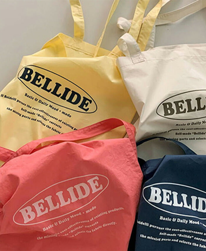 Beidelli(ベイデリ)BELLIDEレタリングエコバッグ