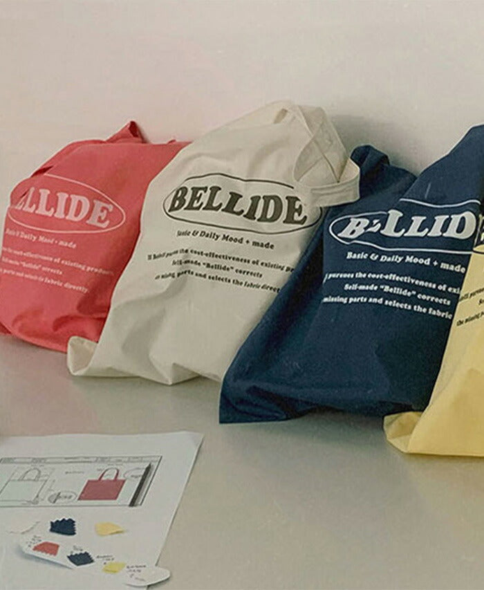 Beidelli(ベイデリ)BELLIDEレタリングエコバッグ