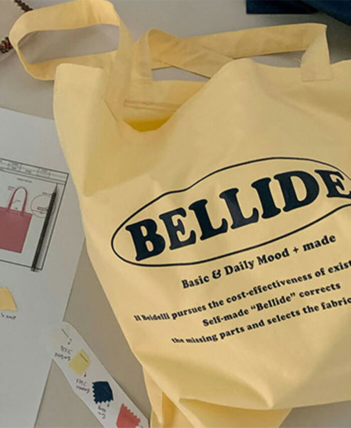 Beidelli(ベイデリ)BELLIDEレタリングエコバッグ