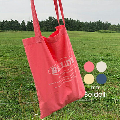Beidelli(ベイデリ)BELLIDEレタリングエコバッグ