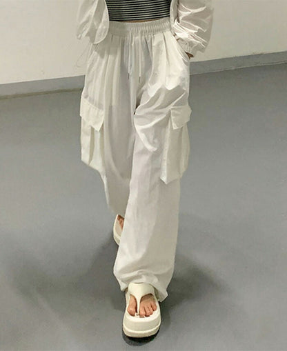 Beidelli(ベイデリ)ミルクナイロン2wayジョガーカーゴパンツ