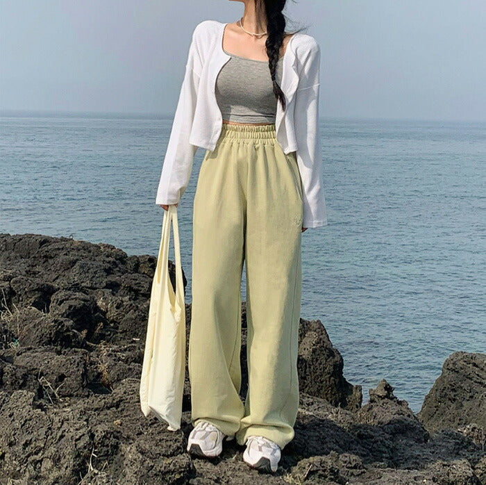 Beidelli(ベイデリ)[BELLIDE MADE] ベーシック刺繍ツーウェイジョガートレーニングパンツ