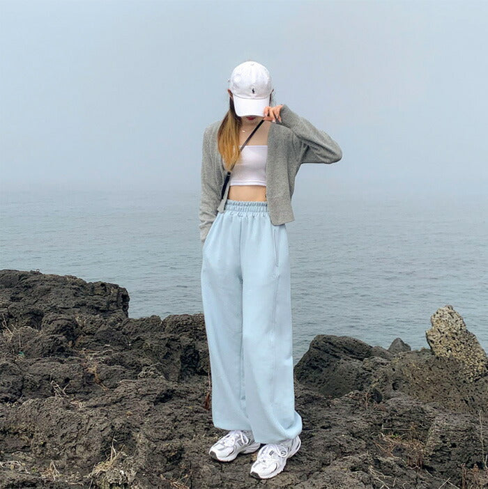 Beidelli(ベイデリ)[BELLIDE MADE] ベーシック刺繍ツーウェイジョガートレーニングパンツ