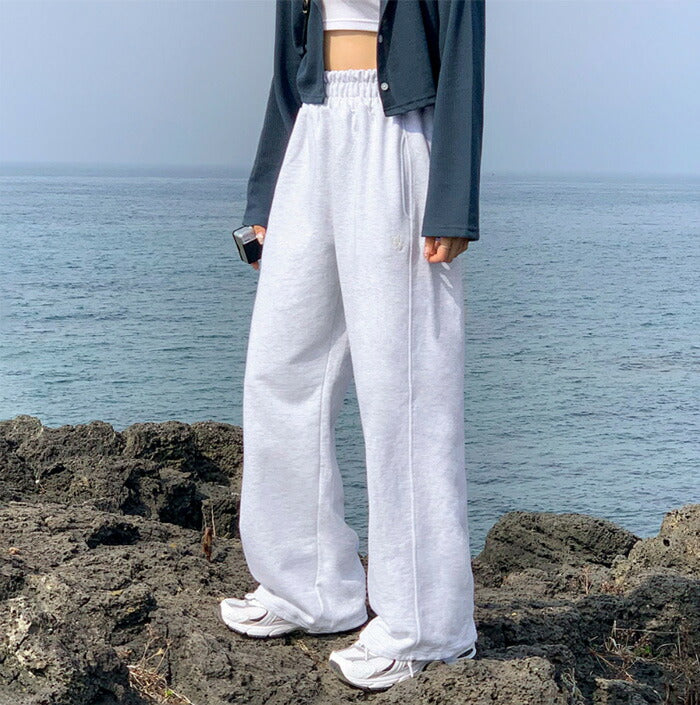 Beidelli(ベイデリ)[BELLIDE MADE] ベーシック刺繍ツーウェイジョガートレーニングパンツ
