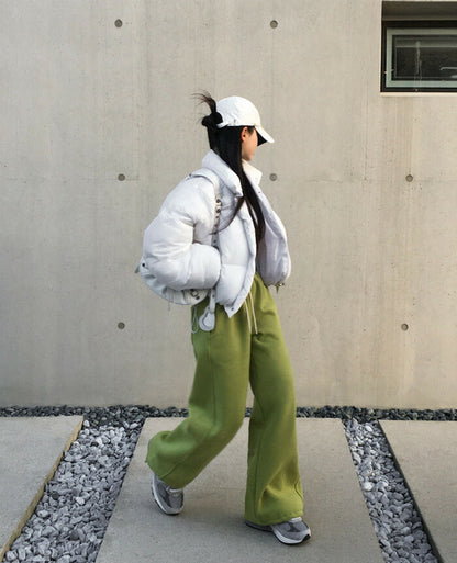 Beidelli(ベイデリ)[BELLIDE MADE] リニューアルVER、 両面起毛刺繍ツーウェイジョガートレーニングパンツ
