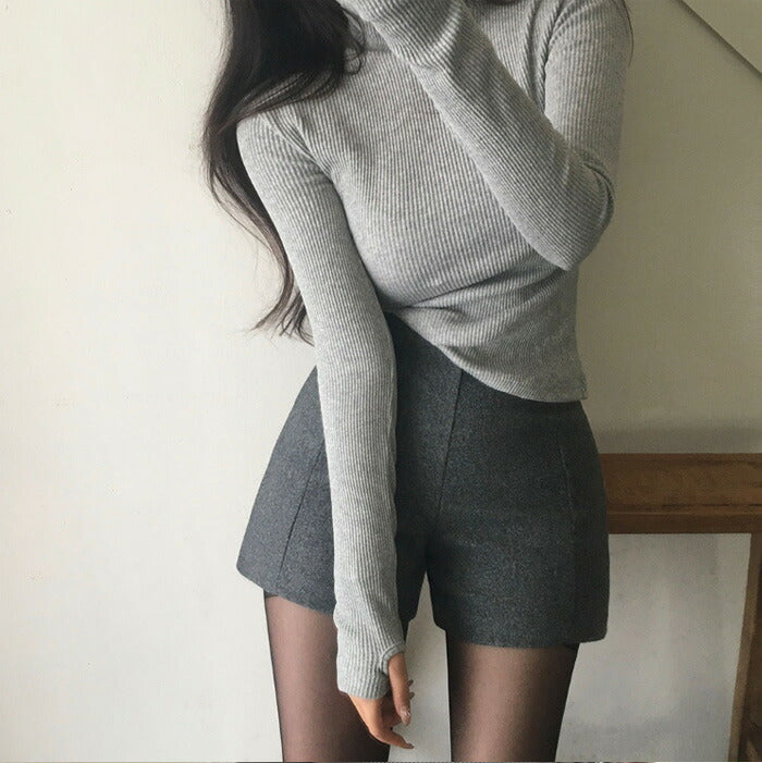 Beidelli(ベイデリ)ソフト毛織ショートパンツ