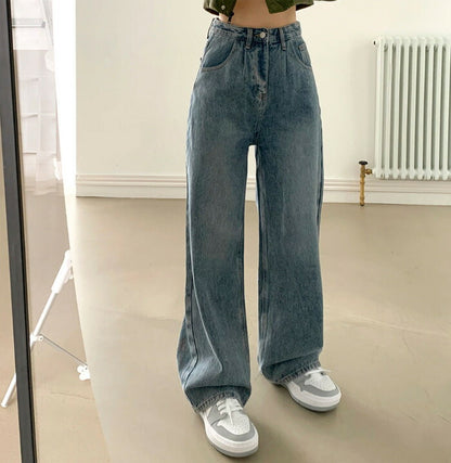 Beidelli(ベイデリ)ハイウエストピンタックワイドデニムパンツ
