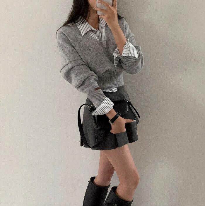 Beidelli(ベイデリ)プレッピープリーツスカート