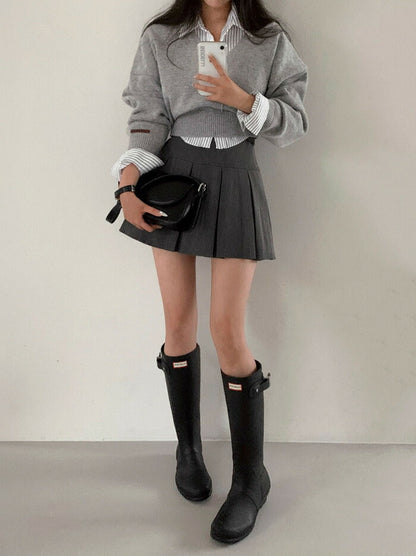 Beidelli(ベイデリ)プレッピープリーツスカート