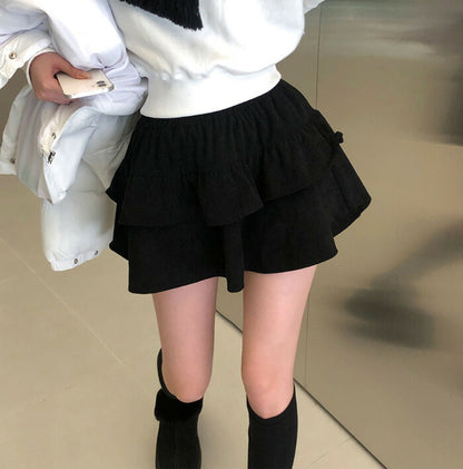 Beidelli(ベイデリ)コーデュロイティアードスカート